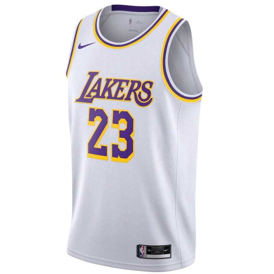 Camiseta Los Angeles Lakers White-Purple